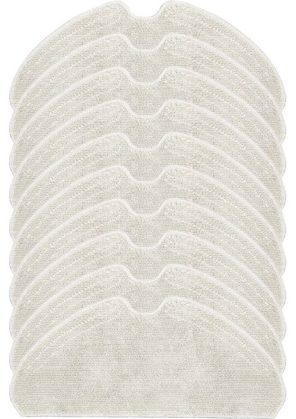 D10S Süpürge Robotu Aksesuarları Için 10 Adet Paspas Bezi, Bez Elektrikli Süpürge Yedek Bezleri (Yurt Dışından)