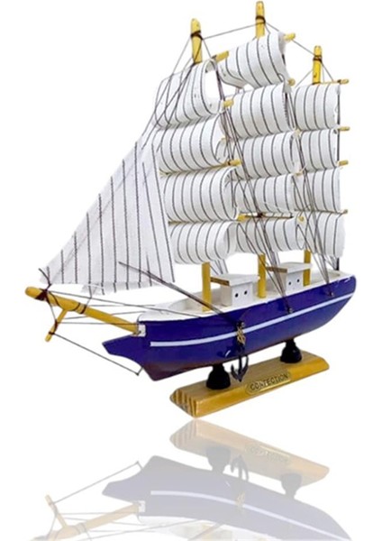 Büyük Boy Dekoratif Ahşap Gemi Model3
