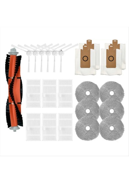 W2 / S60 / Aıcle INS-200 Robot Süpürge Yedek Parçaları Filtre Paspas Toz Torbası (Yurt Dışından)