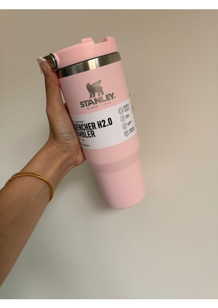 The Iceflow Flip Straw Pipetli Termos Bardak 0.89