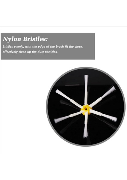 600 Serisi 605, 606, 616, 620, 650, 655, 660, 676 Için 2'li Orta Silindirli Yan Fırçalı Hepa Filtre (Yurt Dışından) indirimleri