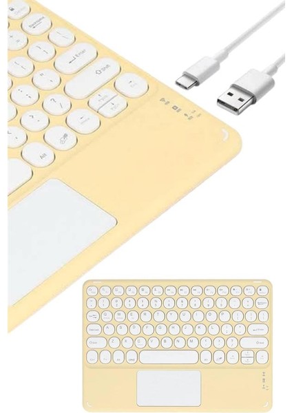 Techmrt Touchpad Uyumlu Bluetooth Klavye Slim Kablosuz Wifi Q Klavye modelleri