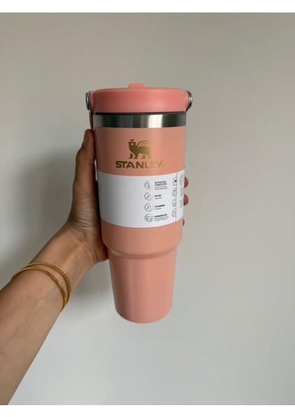 The Iceflow Flip Straw Pipetli Termos Bardak 0.89