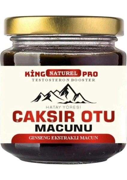 King 240 gr Pro Naturel Çakşır Otu Macunu Ballı Polenli Güç ve Kuvvet