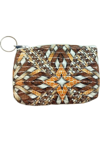 Bozuk Para Cüzdanı Anahtarlık Karışık Desenli Çok Renkli