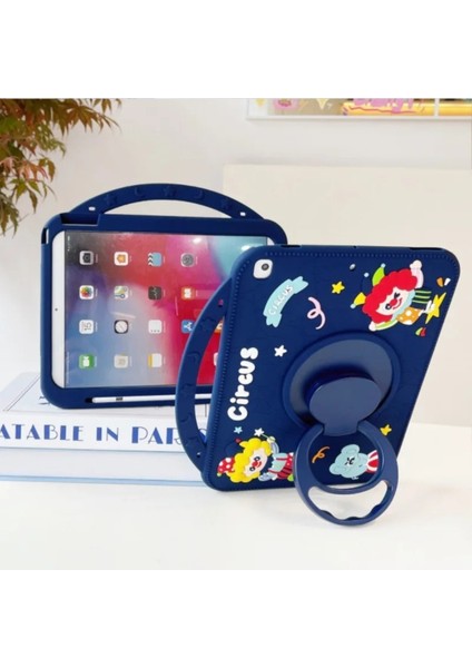 Samsung Galaxy Tab S6 Lite 2024 P610 P617 P620 10.4 Uyumlu Circus Askılı Kalemlikli Standlı Çocuk Tablet Kılıfı fırsatları