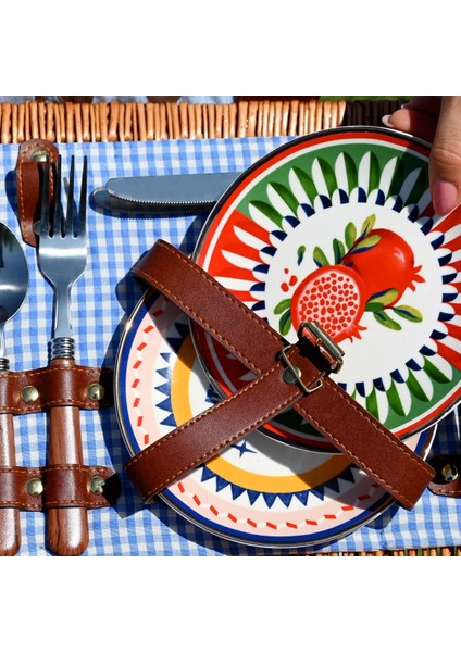 Dolce Vita Nar Desenli Servis Tabağı 16 cm modelleri