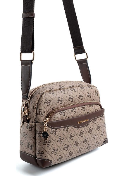 Kadın Çapraz Çanta 1201-47992 Sılver Polo Çapraz Bayan Çantası M178 Koyu Bej-Mat Kahve fiyatları