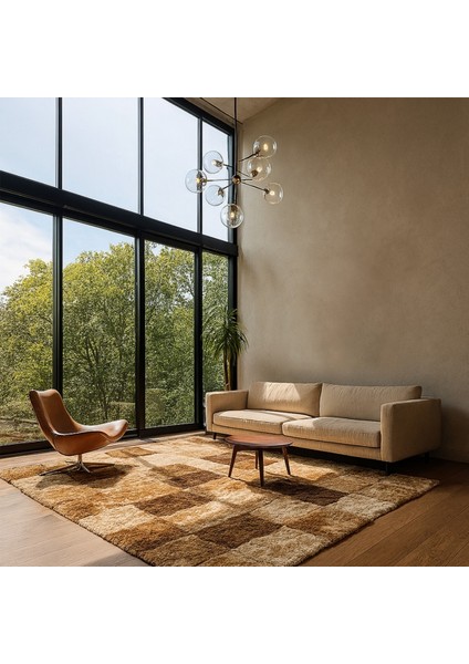 Agkhome Agkhome Kuzu Kürkü Moska Parça Halı 220X169 cm