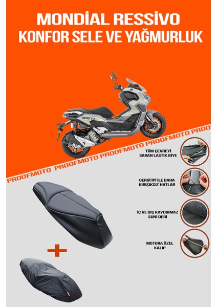 Mondial Ressivo Konfor Sele ve Yağmurluk Kılıf