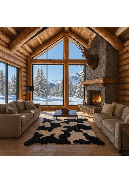 Agkhome Agkhome Kuzu Kürkü Moss Parça Halı 213X180 cm