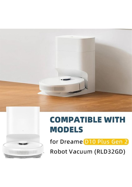 D10 Plus Gen 2 Robot Süpürge RLD32GD Aksesuarları Ana Yan Fırça Hepa Filtre Paspas Bezi Toz Torbaları (Yurt Dışından) fiyatları
