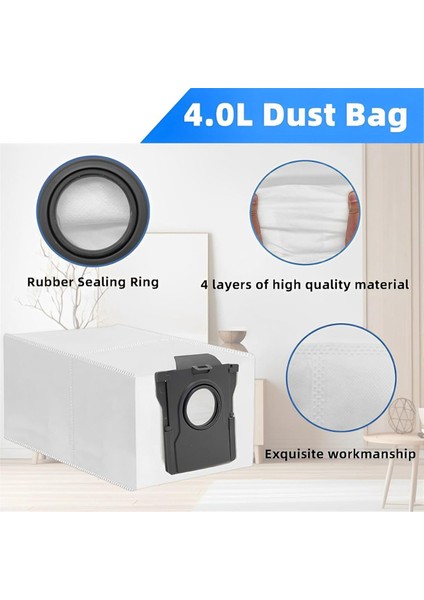 D10 Plus Gen 2 Robot Süpürge RLD32GD Aksesuarları Ana Yan Fırça Hepa Filtre Paspas Bezi Toz Torbaları (Yurt Dışından) fırsatları