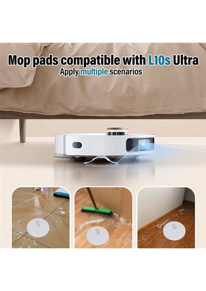 Bot L10S Pro Ultra B101CN S10 Robot Süpürge Yedek Parçası Için Döner Paspas Pedleri (Yurt Dışından) indirimleri