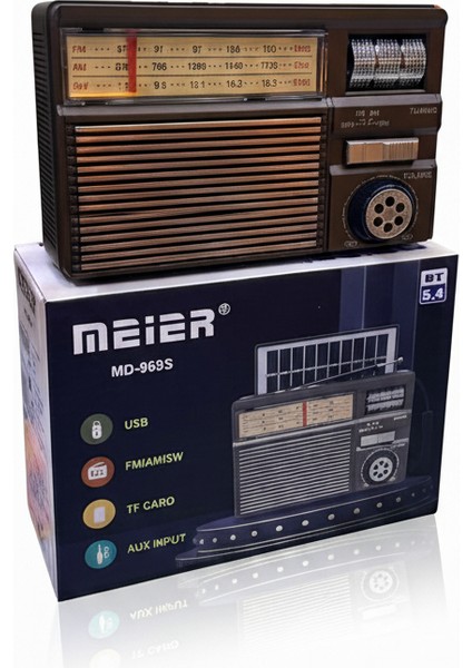 Profteknik MD-969S Klasik Tasarımlı Çok Fonksiyonlu Radyo modelleri