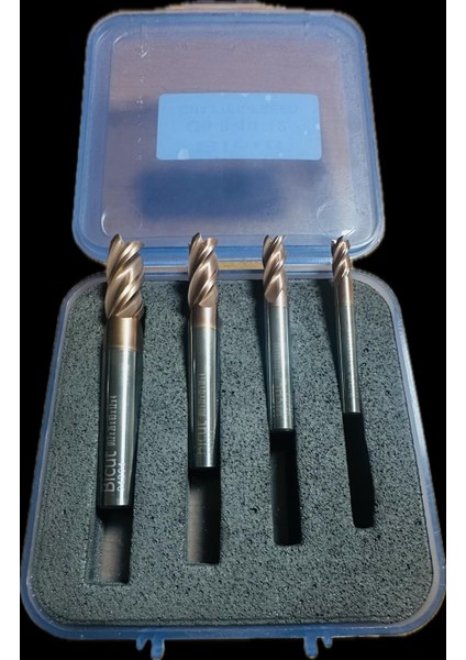 Parmak Freze Karbür Çap 6-8-10-12MM (4'lü Set) fiyatları