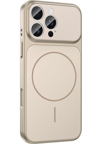 iPhone 14 Pro Max Kılıf Ata M-Safe Şarj Özellikli Kamera Korumalı Formen Kapak - Gold fırsatları