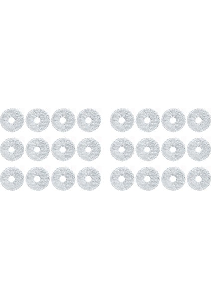 Dream Bot L10S Pro Ultra L20 X20 X30 L30 S10 / Robot Süpürge Parçaları Için 24 Parça Paspas Bezi (Yurt Dışından)