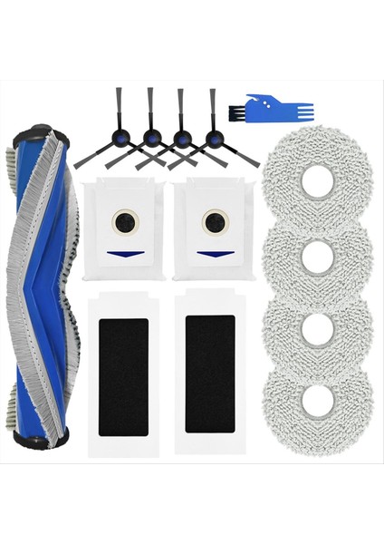 T30 Omni / Pro Robot Süpürge Aksesuarları Yan Fırça Hepa Filtre Paspas Bezi (Yurt Dışından)