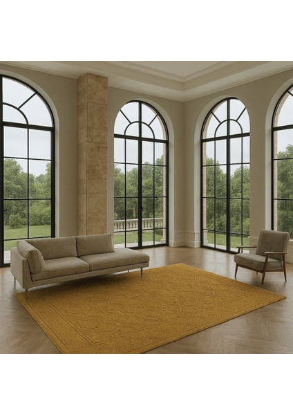 Agkhome Agkhome Chocolate %100 Yün Özel Tezgah Dokuma Halı 183X122 cm