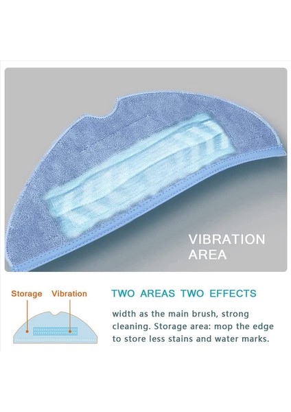 T7 Plus S7 Için 16 Adet Vakumlu Paspas Yedek Pedleri Yeniden Kullanılabilir Zemin Uzmanı Islak Mikrofiber Yumuşak Ped (Yurt Dışından) indirimleri