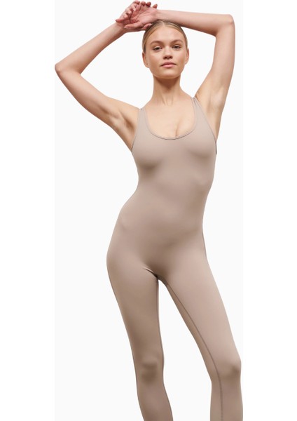 Base Sculpting Tank Unitard Şekillendirici Tek Parça Atletik Kadın Tulum indirimleri