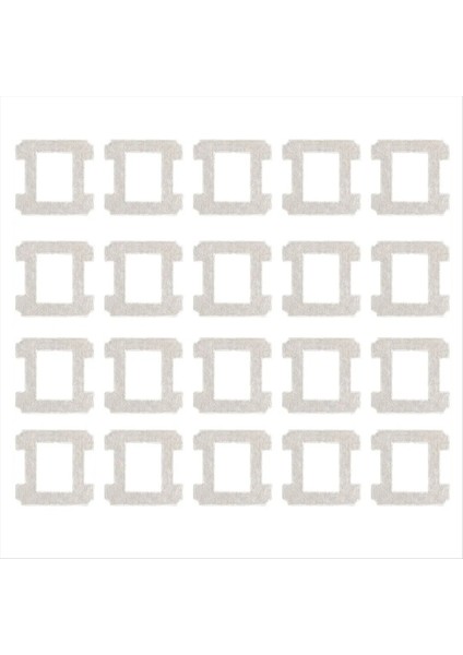 W2 Pro / Omni Mop Bezleri, Rag Pad Pencere Robot Temizleyici Yedek Parça Aksesuarları 20 Adet ile Uyumludur (Yurt Dışından)