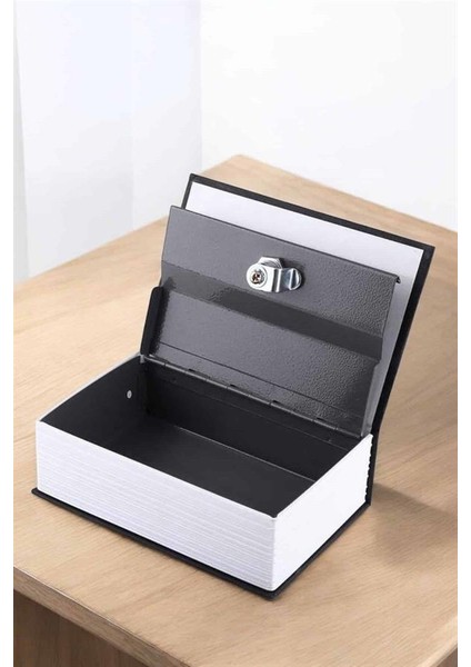 Techmrt Büyük Boy Anahtarlı Kitap Görünümlü Gizli Kasa Çelik Kasa Altın Kasası fırsatları