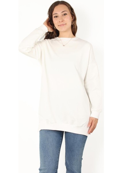 6405 (N-1945) Yuvarlak Yaka Basic Sweat modelleri