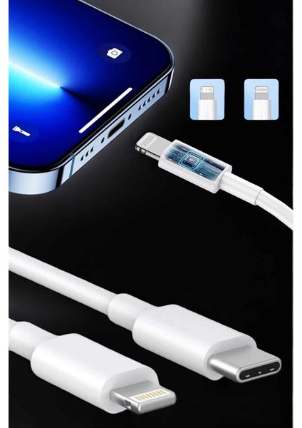 Techmrt Iphone Ios Uyumlu Hızlı Şarj Kablosu Type C To Lightning 12 13 14 15 Pro Max modelleri