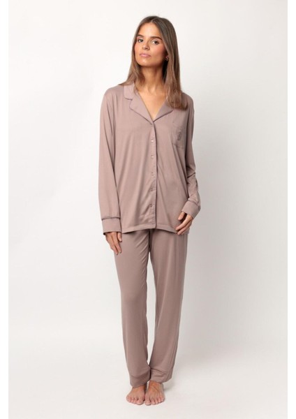 62617 Vizon Rengi Pijama Takımı fiyatları