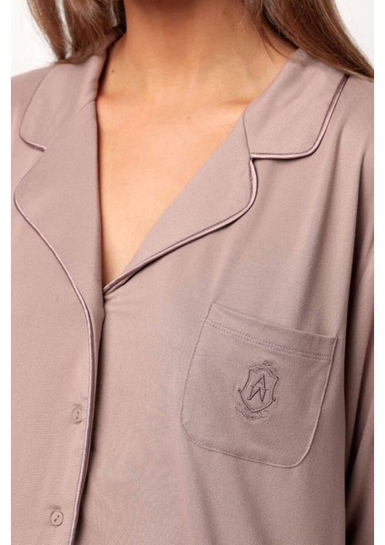 62617 Vizon Rengi Pijama Takımı fırsatları