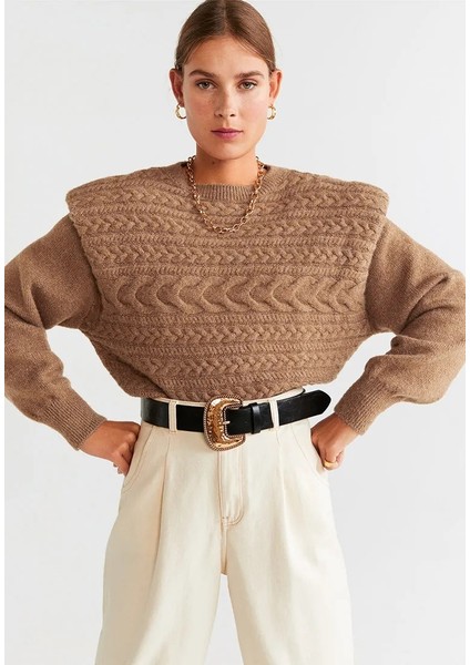 Mango, Saç Örgülü Vatkalı Kazak ABMNG0807 fırsatları