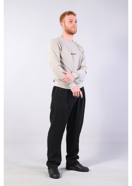 8553 Creative Baskılı O Yaka Sweat indirimleri