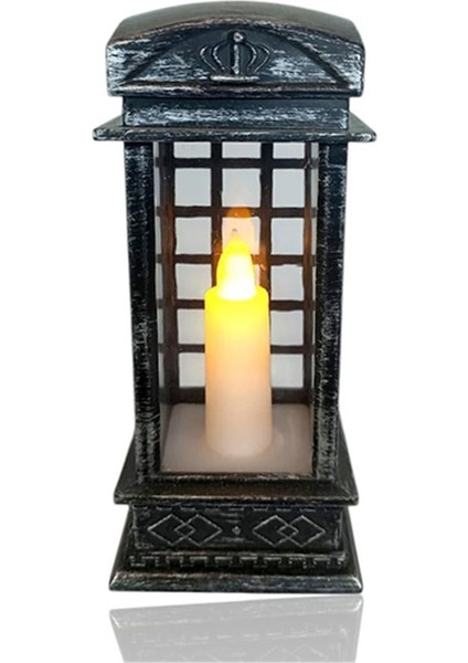 Londın Telefon Kulübesi Tasarımlı Dekoratif Ledli Işık Antrasit fiyatları