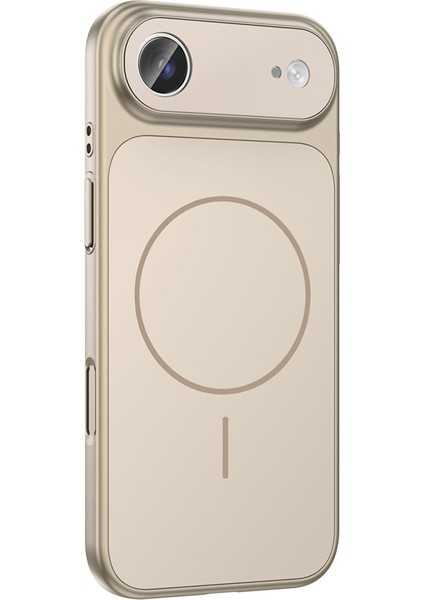 iPhone 17 Air Kılıf Ata M-Safe Şarj Özellikli Kamera Korumalı Formen Kapak - Gold fırsatları