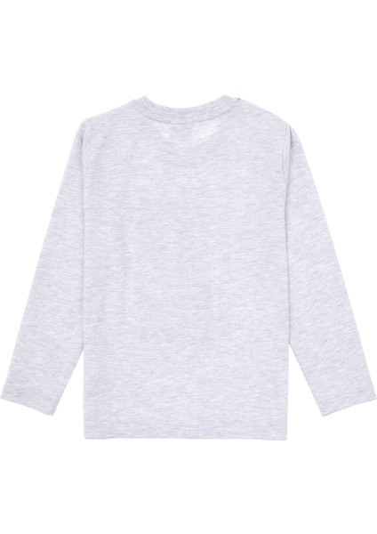 Erkek Çocuk Gri Melanj Pijama Takım 50318566-VR086 modelleri