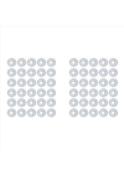 Dream Bot L10S Pro Ultra L20 X20 X30 L30 S10 / Robot Süpürge Parçaları Için 60 Adet Paspas Bezi (Yurt Dışından)