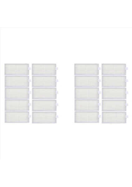 V5 V5S V3 V3S V50 Pro V55 X5 Robot Süpürge Yedek Parçaları Için 20 Adet Hepa Filtre (Yurt Dışından)