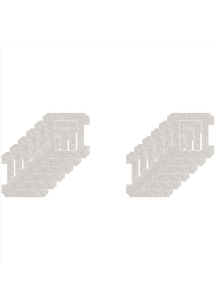 Winbot W1 Pro Pencere Süpürgesi Yedek Parçaları Paspas Bezleri Bez Yedek Aksesuarları Için 12X (Yurt Dışından)