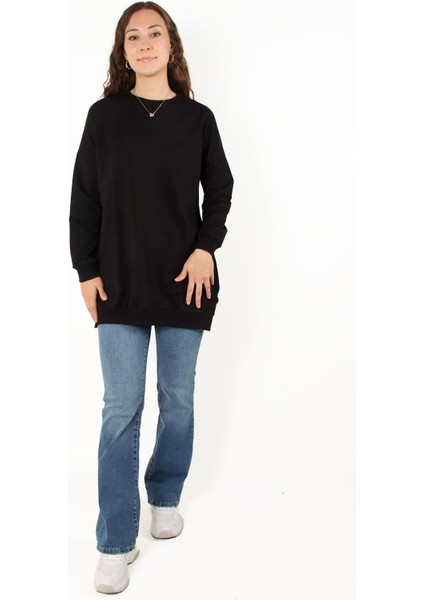 6405 (N-1945) Yuvarlak Yaka Basic Sweat