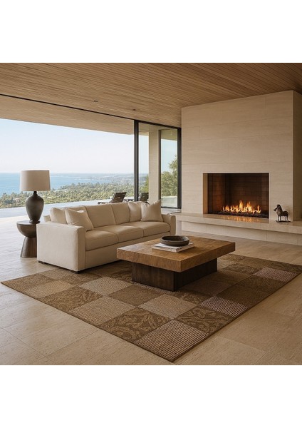 Agkhome Agkhome Lalee Avantgarde Mauve Parça Halı 243X175 cm