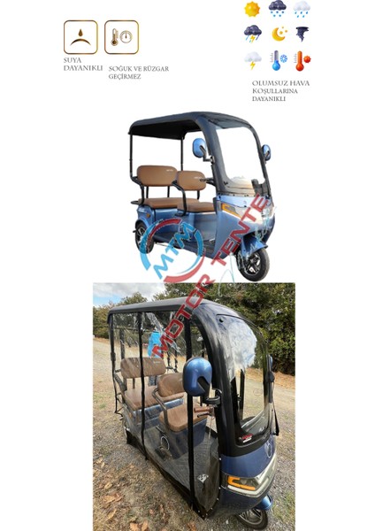 Arora Felix Pro 3 Tekerli Motor Brandası