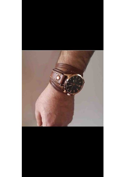 Kahverengi Gerçek Deri Kol Saati Kordonu fiyatları