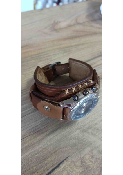 Kahverengi Gerçek Deri Kol Saati Kordonu modelleri