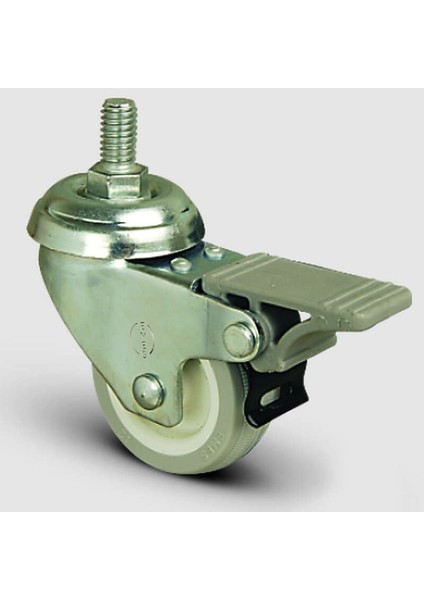 EP05ZKC50F Frenli Şeffaf Tekerlek Çap:50 35 kg