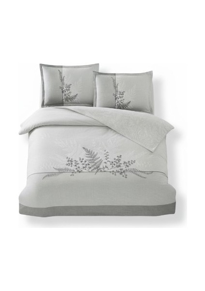 Ranforce Helecho Tek Kişilik Nevresim Takımı – %100 Pamuk, Nefes Alabilir