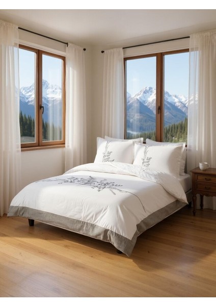 Ranforce Helecho Tek Kişilik Nevresim Takımı – %100 Pamuk, Nefes Alabilir fırsatları