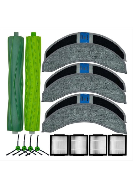 Combo J7+ J7 Plus Elektrikli Süpürge (J7 Değil) Için Yedek Parçalar, Kauçuk Fırçalar, Hepa Filtreler (Yurt Dışından)