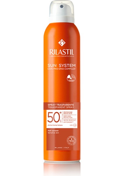 Sun System Transparant Sprey SPF50+ 200 ml